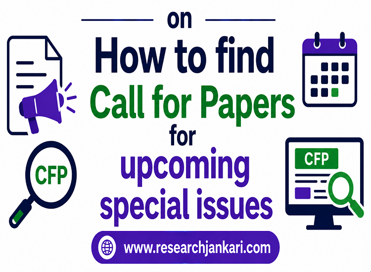 How to Find Call for Papers (CFP) for Journal Special Issues